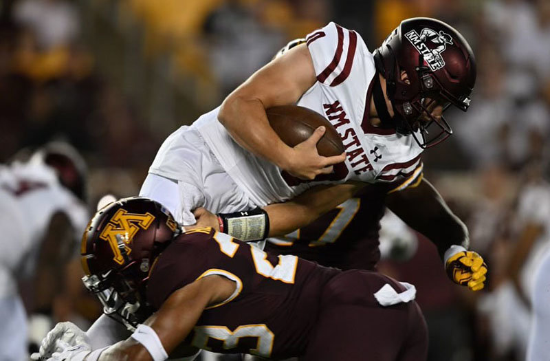 NMSU Aggie football team makes trip to El Paso for its I10 rivalry